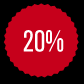 20% RABATT